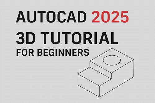 AutoCAD 2025 3D Tutorial for Beginners || AutoCAD 2D to 3D Convert || Step by Step