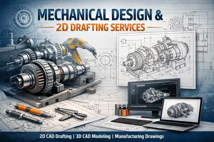 MECHANICAL 2D DRAFTING SERVICES 1 2D DRAFTING SERVICES