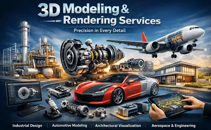 3D MODELLING AND RENDERING SERVICES 1 3D Modeling
