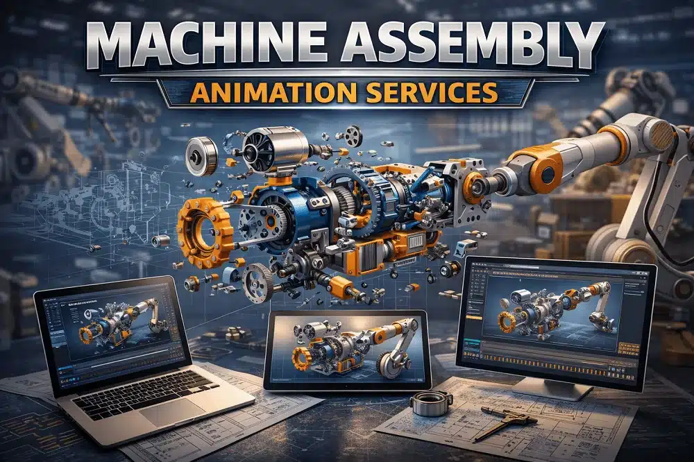 MACHINE ASSEMBLY ANIMATION SERVICES 1 MACHINE ASSEMBLY ANIMATION