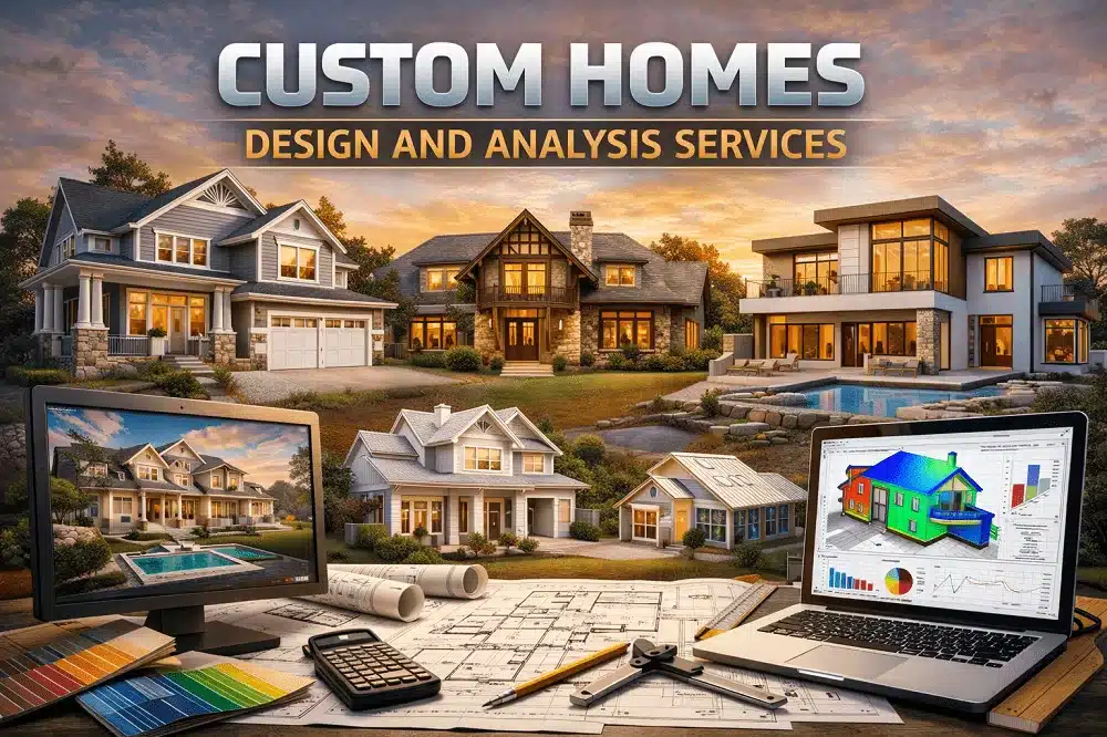 CUSTOM HOMES DESIGN AND ANALYSIS 1 CUSTOM HOMES DESIGN
